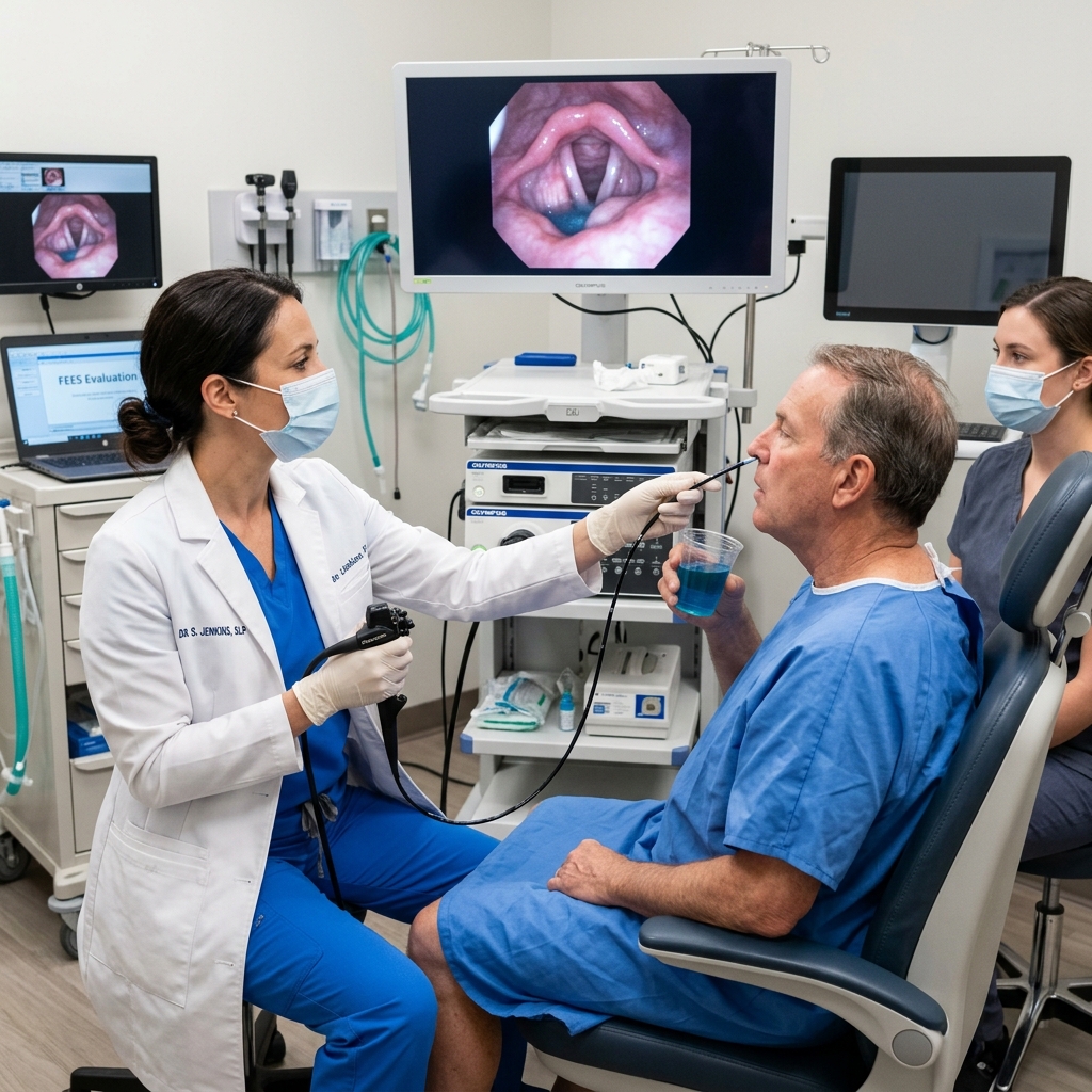 Evaluación fibroendoscopia de la deglución (FEES)